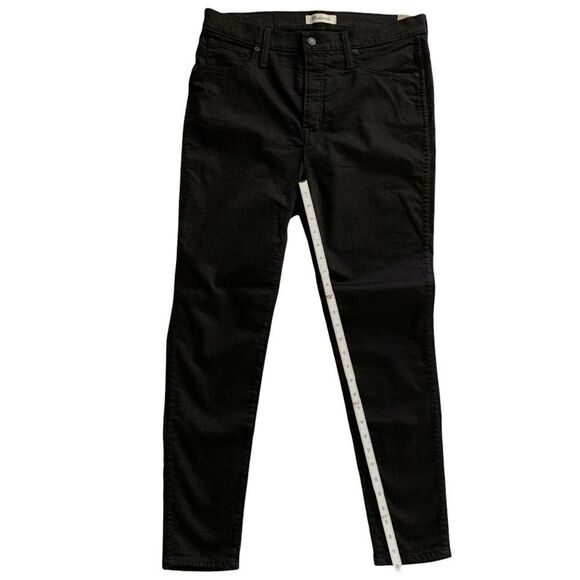 MADEWELL 10-Inch High Waist Black Skinny Jeans! - Picture 4 of 9
